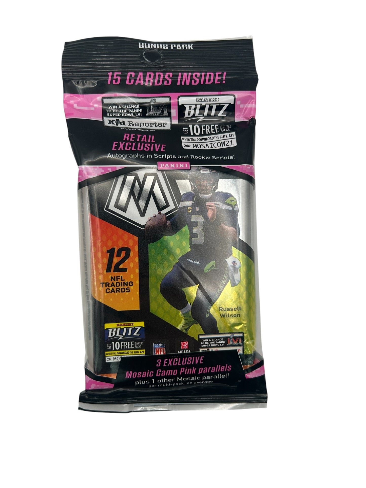 2021 NFL Panini Mosaic Bonus Pack