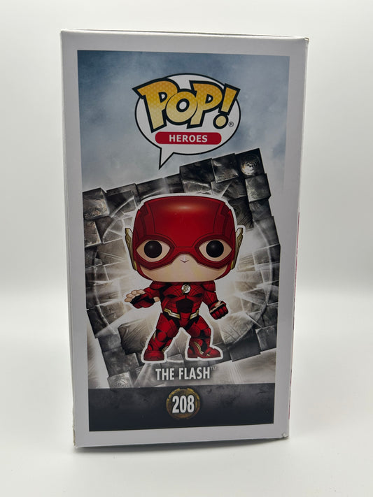 Funko Pop- The Flash Fugitive Toys Exclusive Chrome #208 (Gold Chrome)
