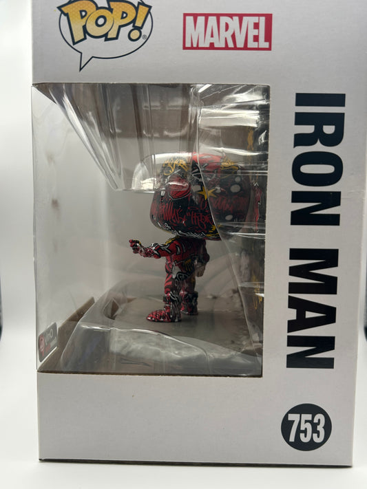 Funko Pop- Iron Man - Iron Man Graffiti Deco Deluxe #753
