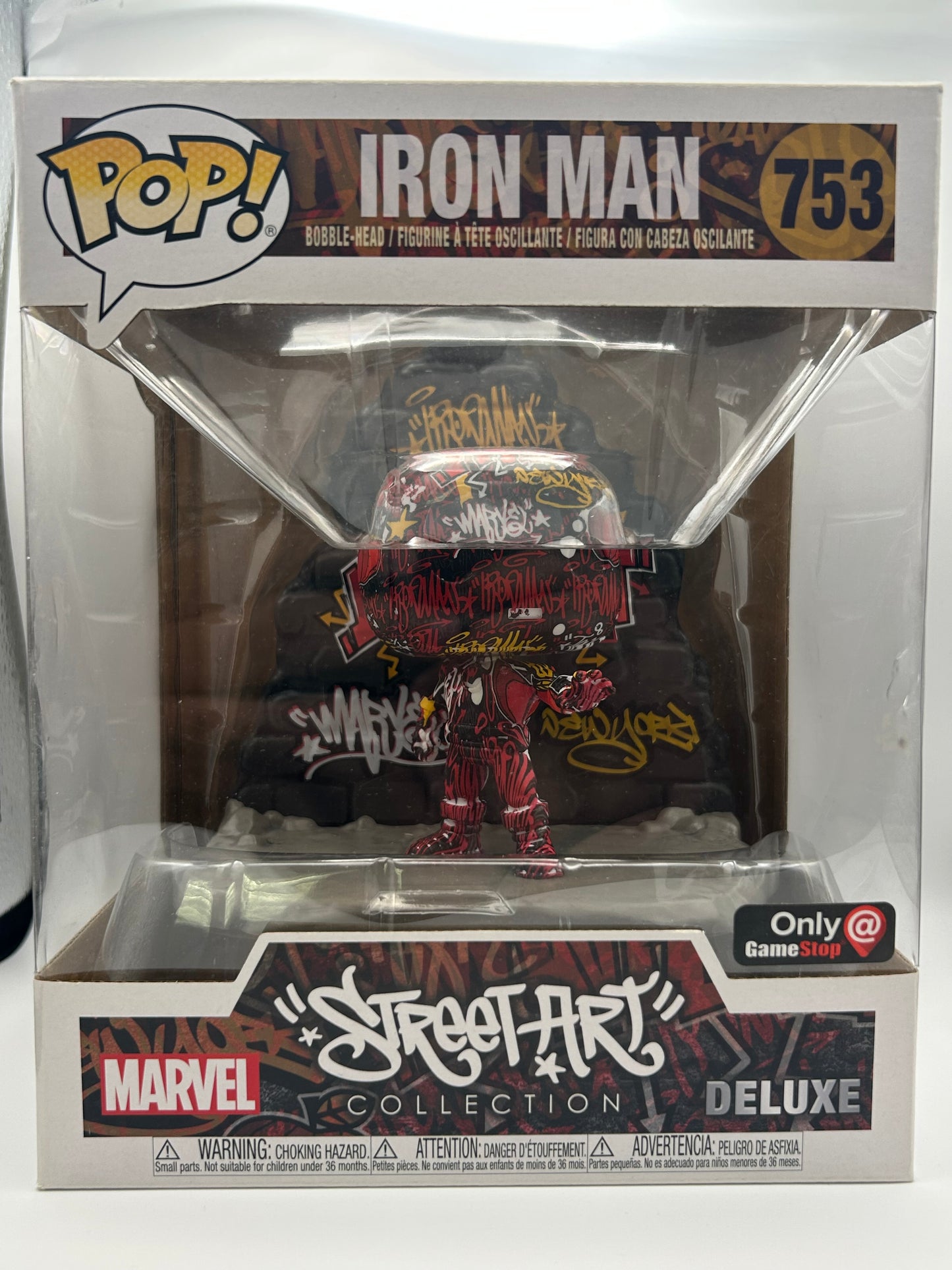 Funko Pop- Iron Man - Iron Man Graffiti Deco Deluxe #753