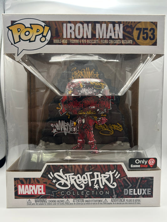 Funko Pop- Iron Man - Iron Man Graffiti Deco Deluxe #753