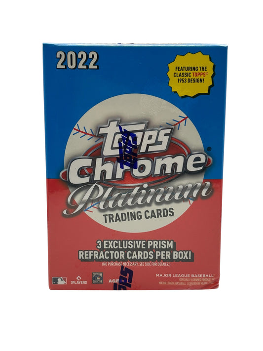2022 MLB Topps Chrome Platinum Blaster Box