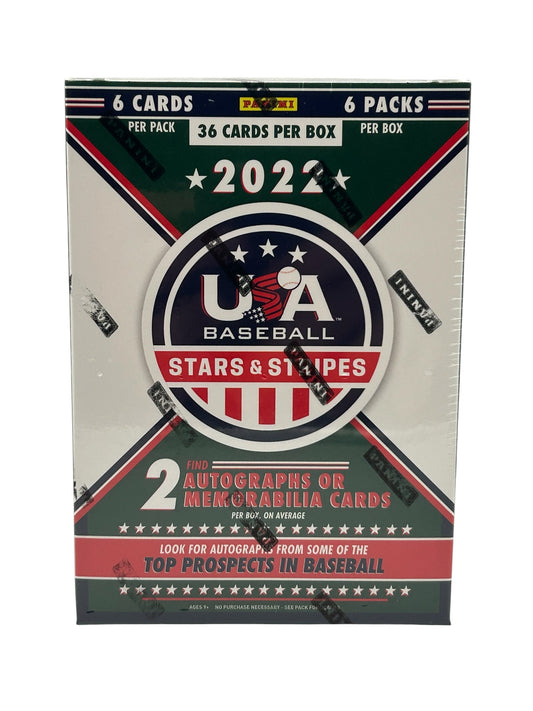 2022 MLB Panini USA Baseball Stars and Stripes Blaster Box